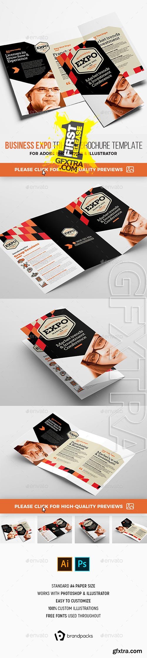 Business Expo Tri-Fold Brochure 22373663 Business Expo Tri-Fold Brochure 22373663