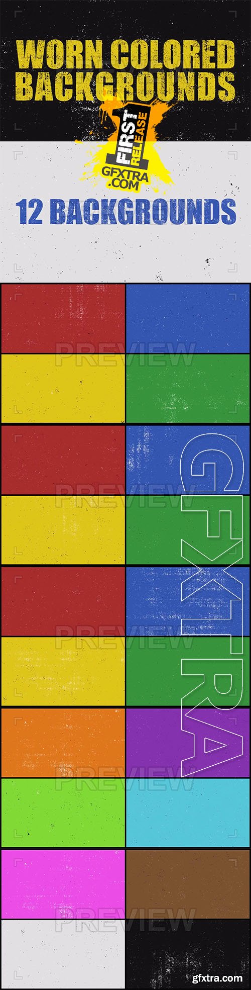 Worn Colored Backgrounds Pack 101393