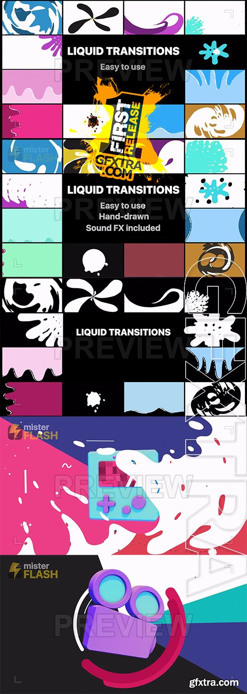 Liquid Motion Transitions Pack 101257