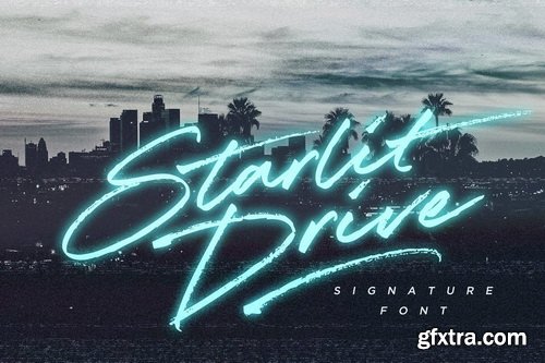 Starlit Drive Font Family Starlit Drive Font Family