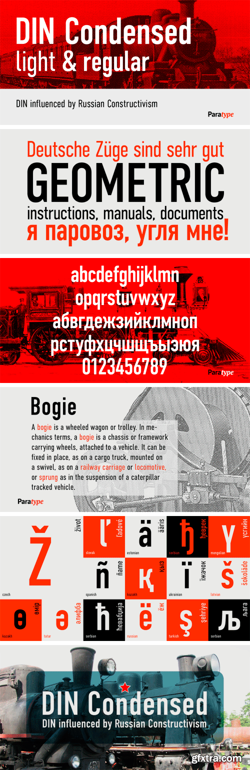 DIN Condensed Font Family