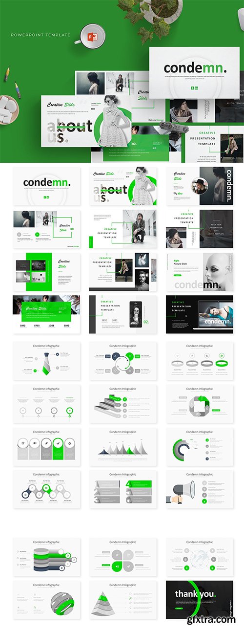 Codemn - Powerpoint, Keynote and Google Slides Template