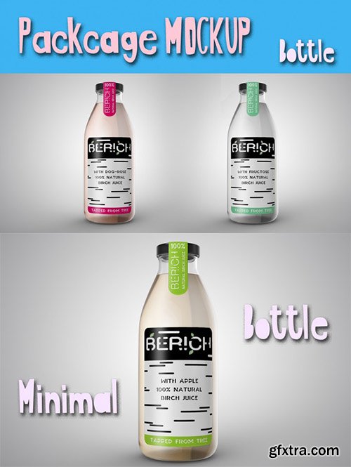 Bottle mockup