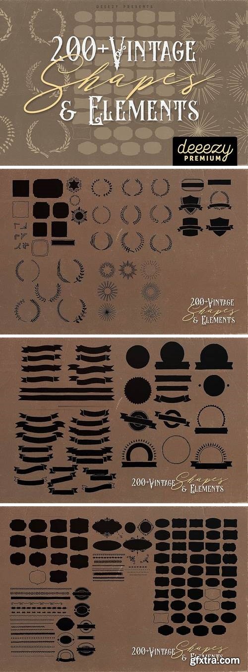 DesignBundles - 200+ Handdrawn Elements 123291