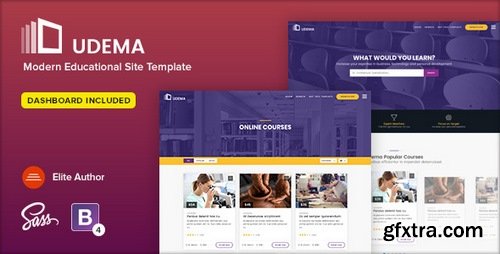 ThemeForest - UDEMA v1.2 - Modern Educational Site Template - 20941773