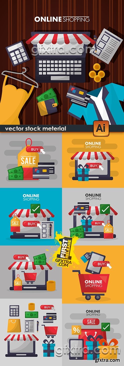 Online store purchase and online payment by card