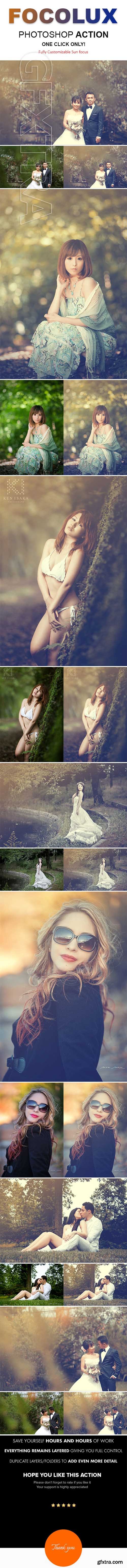 GraphicRiver - Focolux Color Grading & Sun Lighting Effects Photoshop Action 22362708