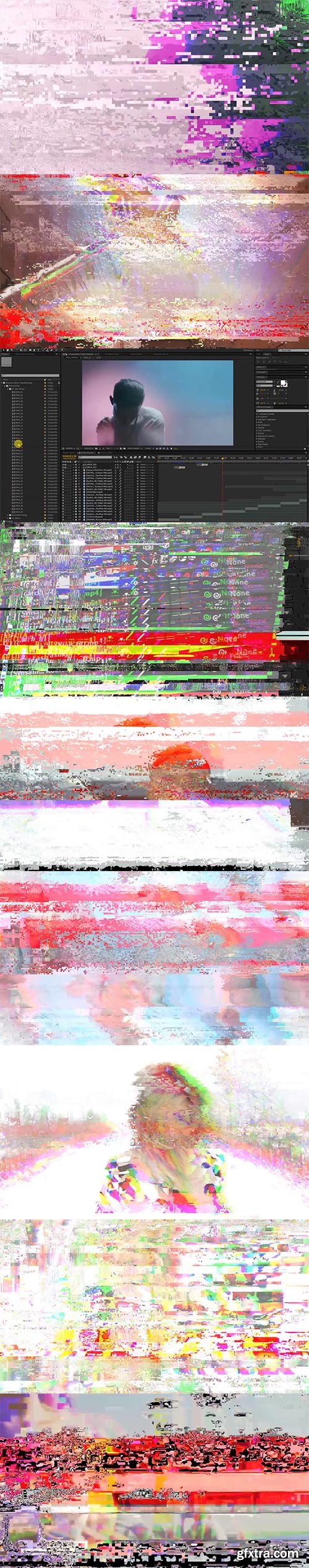 Abstract Glitch Transitions 97539 Abstract Glitch Transitions 97539
