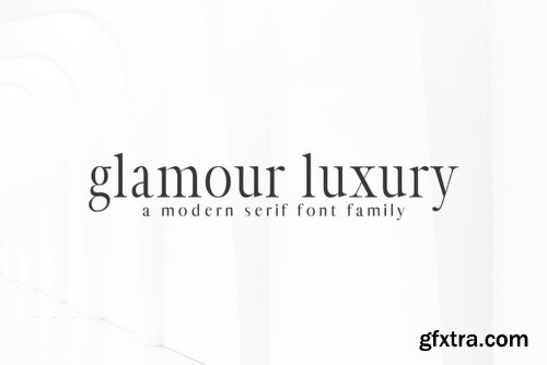 Glamour Luxury Family Font Family - 5 Fonts