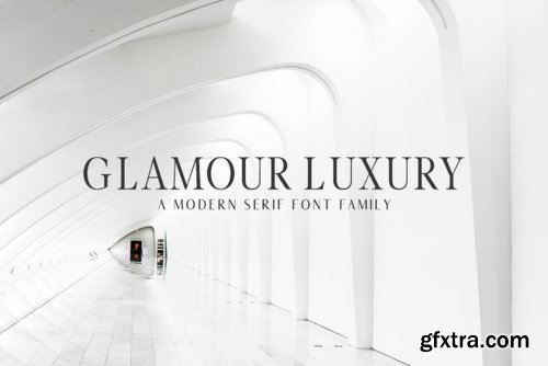 Glamour Luxury Family Font Family - 5 Fonts