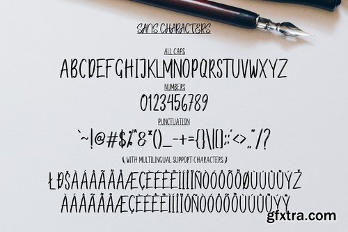 CM - Bikarosta Font Duo with Extras 2839110