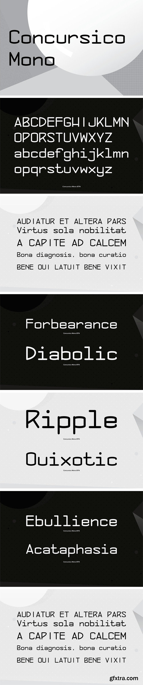 Concursico Mono Font