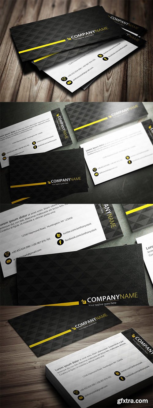 Polygonal Business Card Design