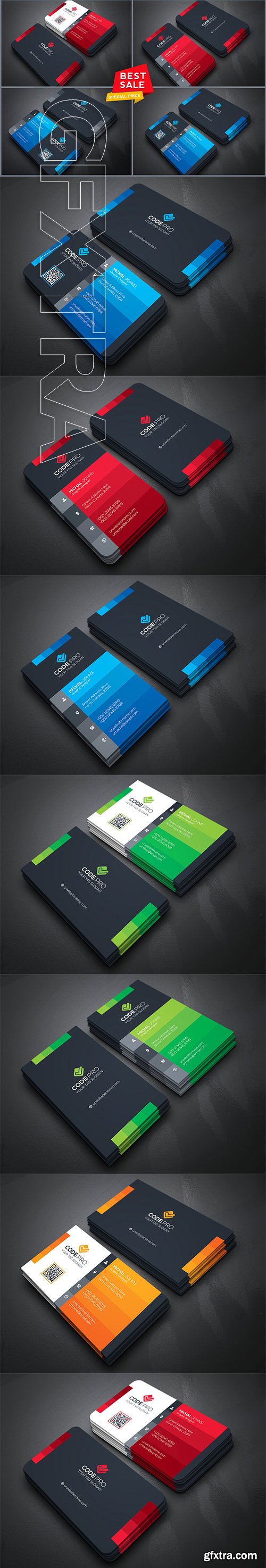 CreativeMarket - Multipurpose Business Cards 2827192