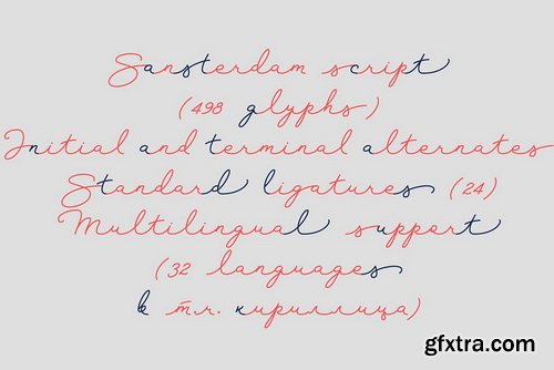 Sansterdam Font Family Sansterdam Font Family