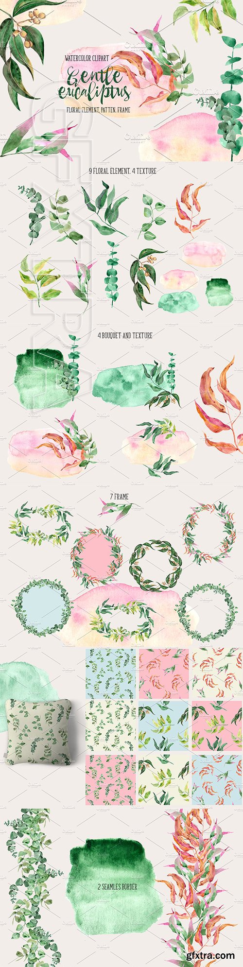 CreativeMarket - Gentle eucaliptus 2837743