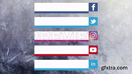 Social Media Lower Thirds Pack 96982 Social Media Lower Thirds Pack 96982