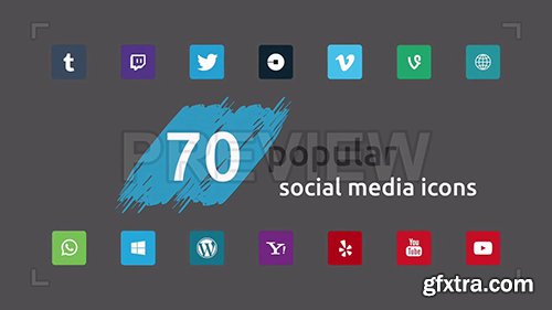 Social Media Icons Pack 1 96440