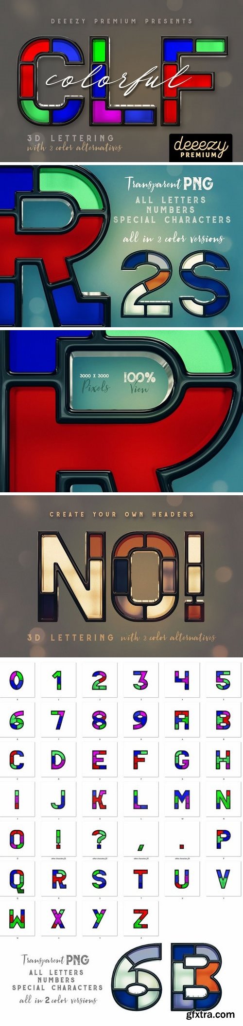 CM - Colorful – 3D Lettering 2548529