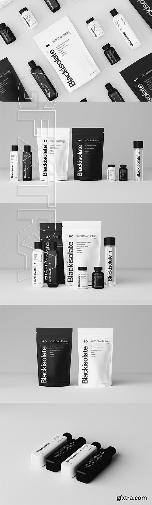CreativeMarket - Sports Supplement Brand Mockup Pack 2747808