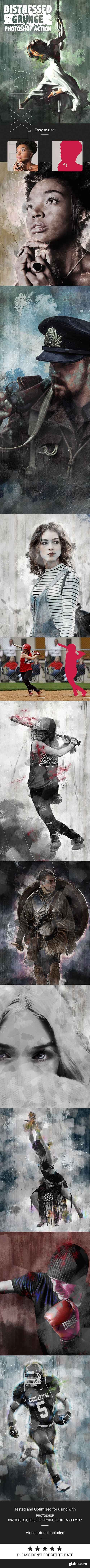 GraphicRiver - Distressed Grunge Photoshop Action 22326755