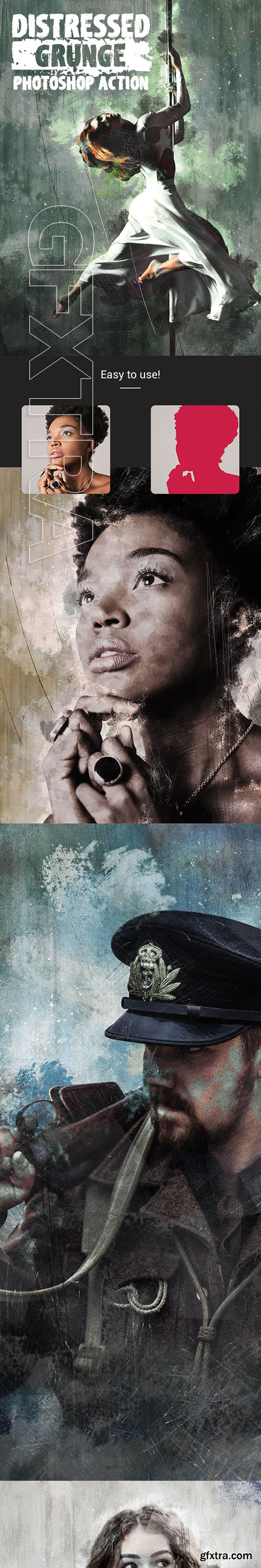 GraphicRiver - Distressed Grunge Photoshop Action 22326755