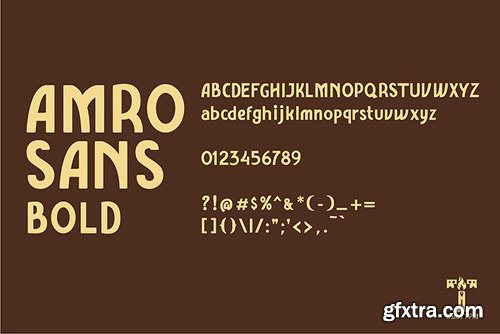 Amro Sans Family Font Family - 6 Fonts