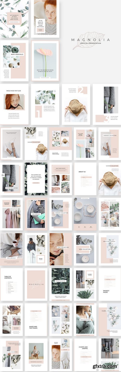 CM - Magnolia Vertical PowerPoint 2828426