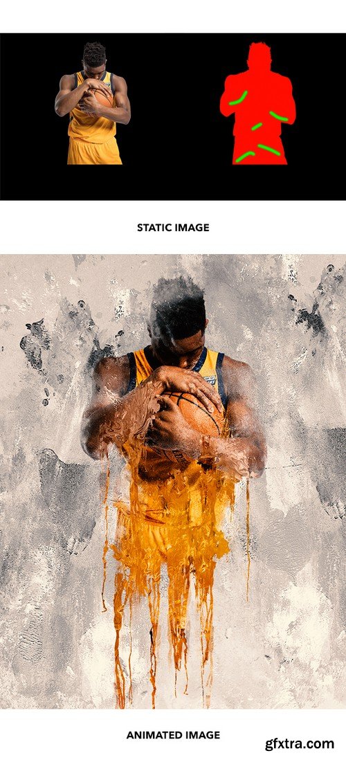 Graphicriver - Gif Animated Liquid Paint Photoshop Action 22245761