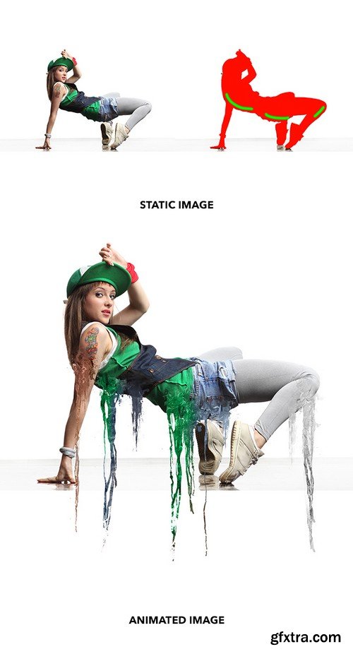 Graphicriver - Gif Animated Liquid Paint Photoshop Action 22245761