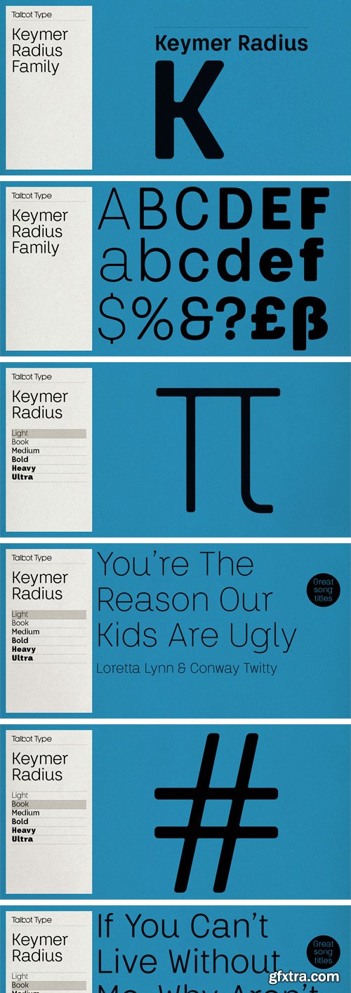 Keymer Radius Font Family