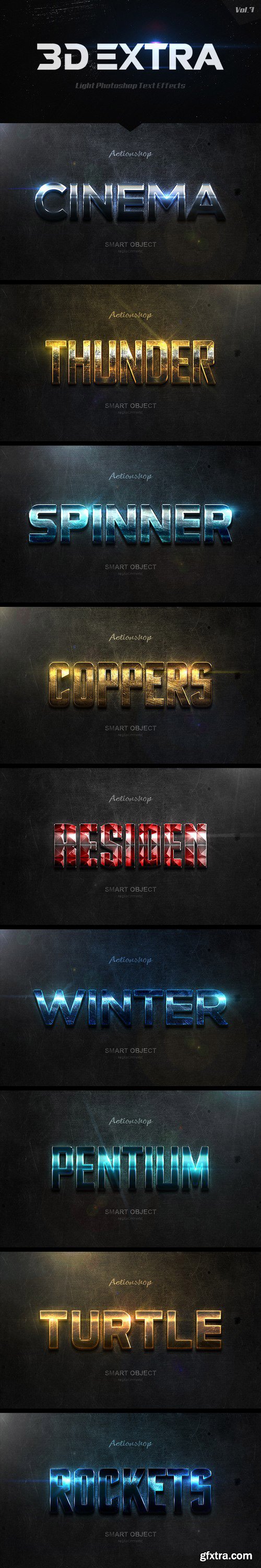 Graphicriver - New 3D Extra Light Text Effects Vol.7 20452625