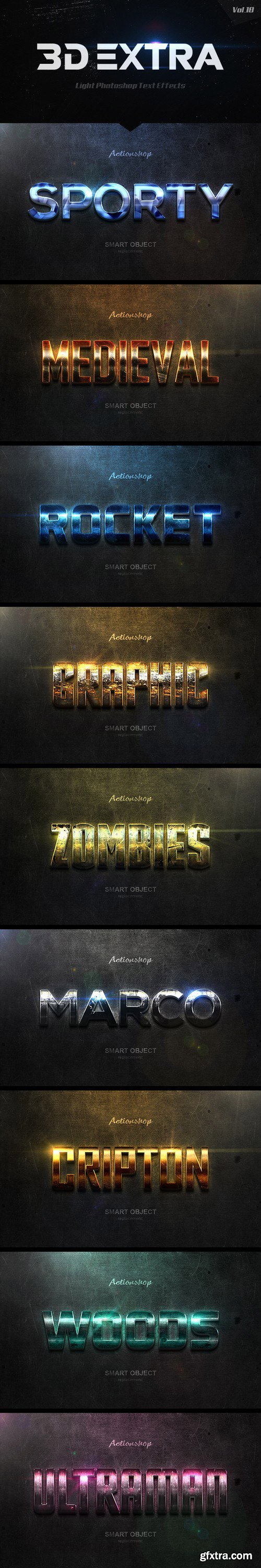 Graphicriver - New 3D Extra Light Text Effects Vol.10 20466716