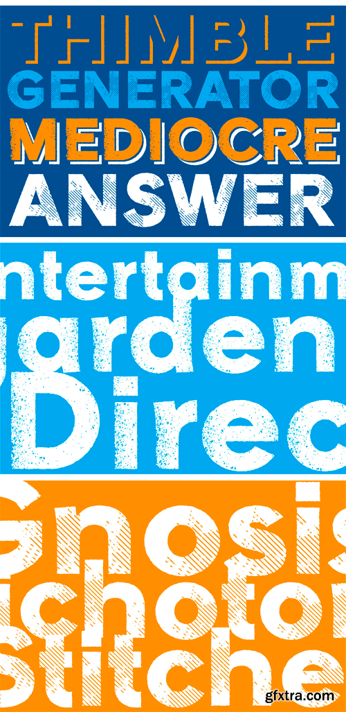 Galeb Texture Font Family