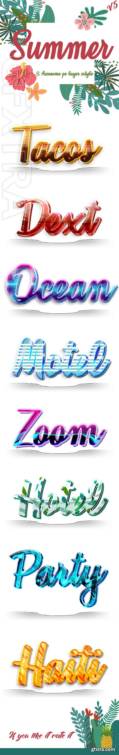 GraphicRiver - Summer Text Effects v 5 22465575