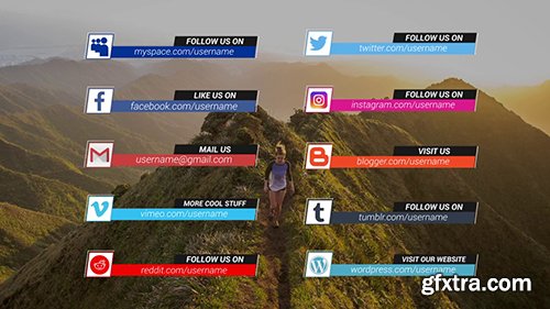 Social Media Lower Thirds 100257