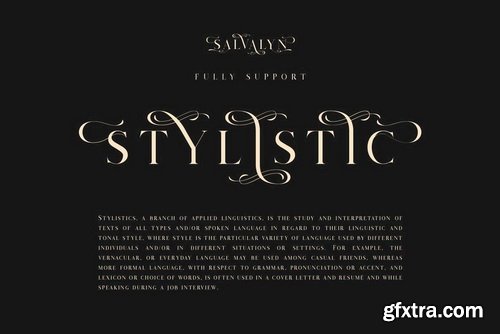 Salvalyn Font Salvalyn Font