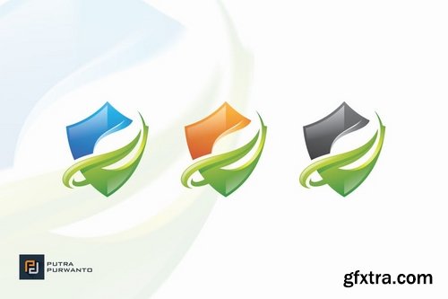Leaf Shield - Logo Template