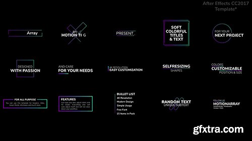 Soft Colorful Titles and Text 100473