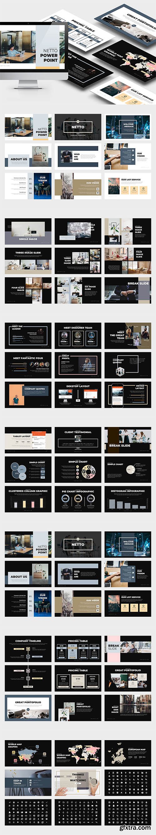 Netto : Real Estate Powerpoint Template