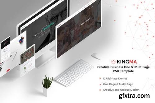 Kingma-Creative Business One,MultiPage PSD Template