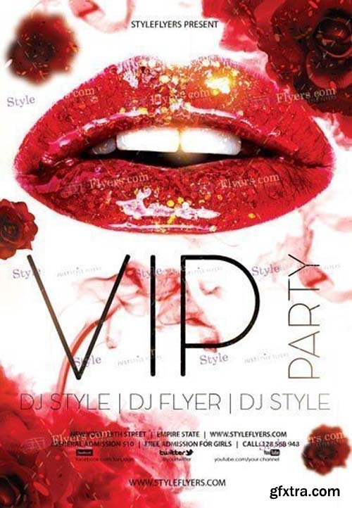 VIP Party V7 2018 PSD Flyer Template