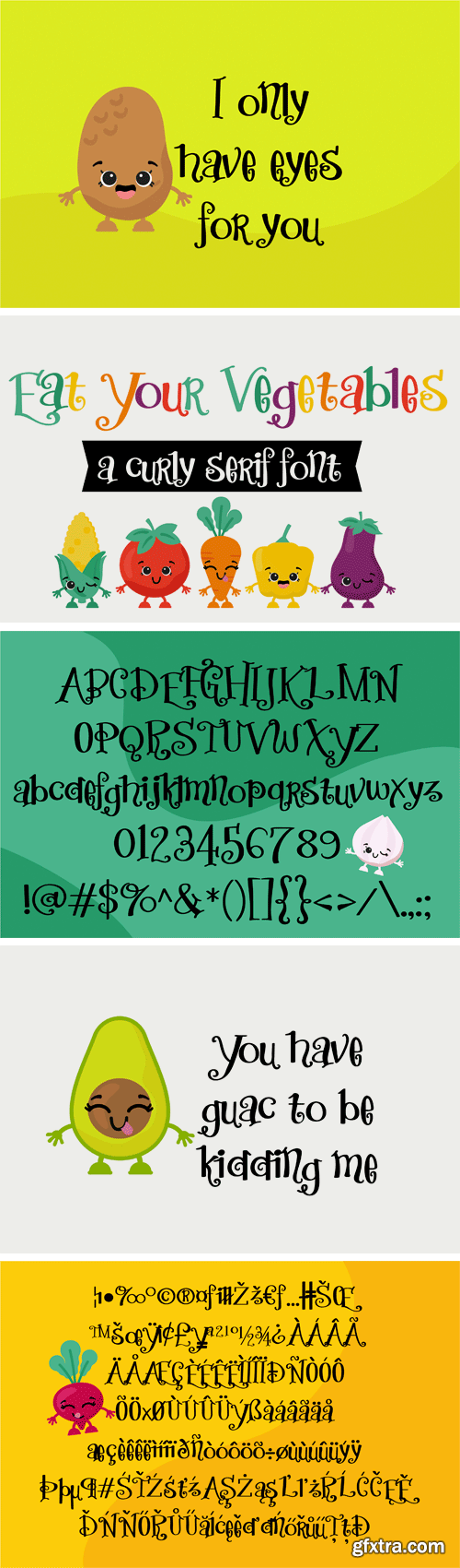 Fontbundles - ZP Eat Your Vegetables 117214