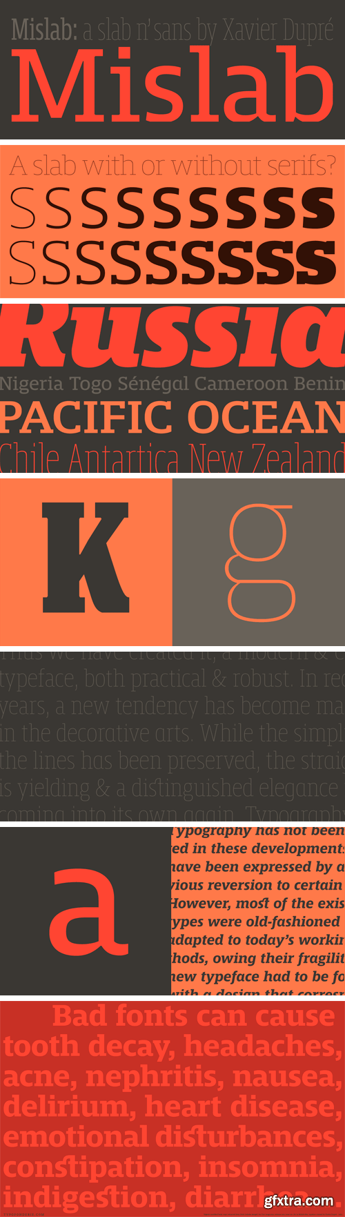 Mislab Font Family
