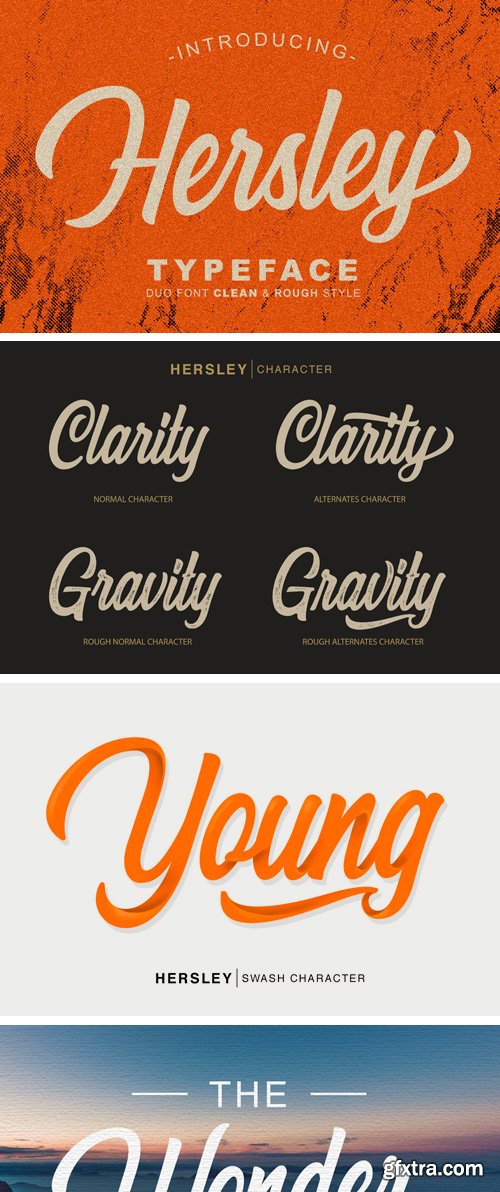 Fontbundles - Hersley Typeface 35311