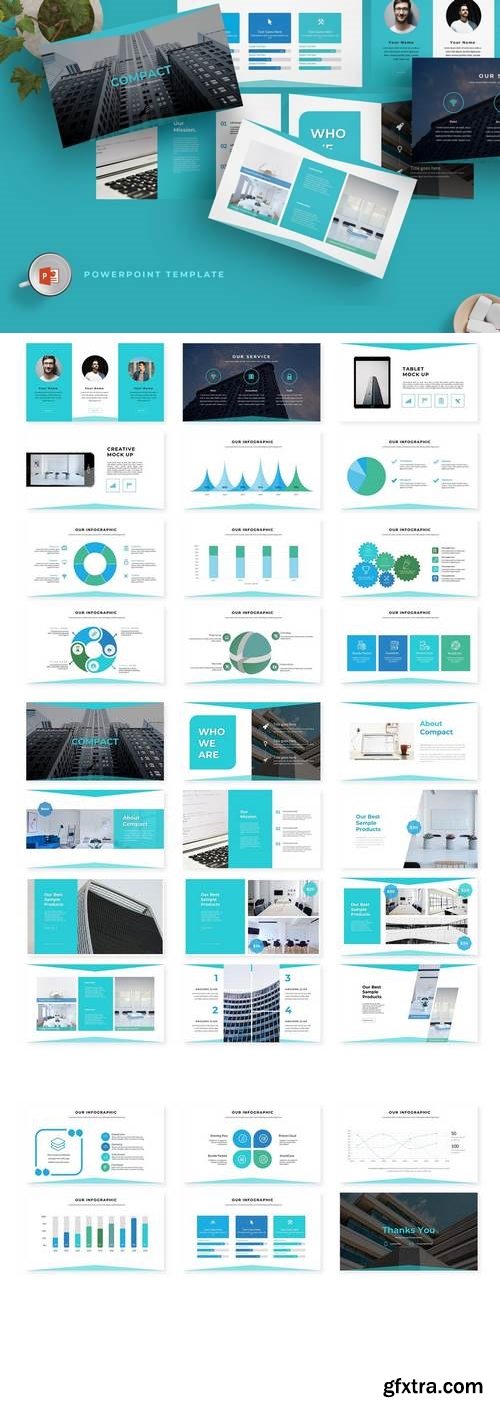 Compact - Powerpoint, Keynote, Google Slides Template