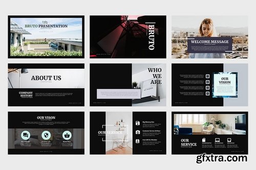 Brutto Real Estate Powerpoint Template