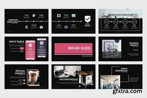 Brutto  Real Estate Powerpoint Template