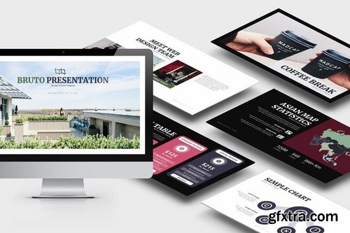 Brutto  Real Estate Powerpoint Template