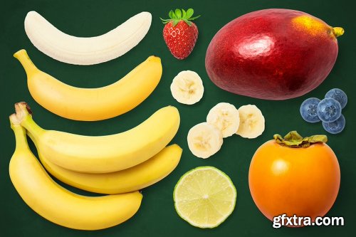 1050+ Isolated Food Items + Premade Scenes